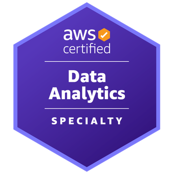 AWS Data Analytics Speciality Certification Badge